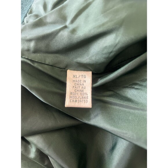 Fairway & Greene Wind Sweater Italian Merino Baruffa Wool LINED 1/4 Zip XL - Picture 8 of 10